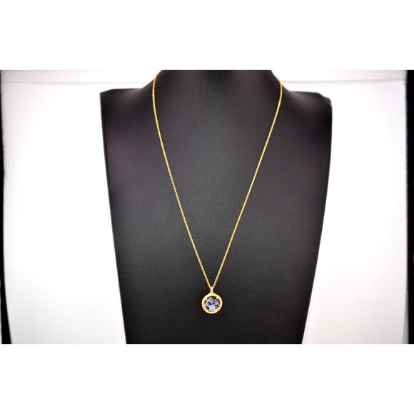 Catherine Weitzman Botanical Necklace Baby's Breath Flower Pendant - Picture 1 of 3